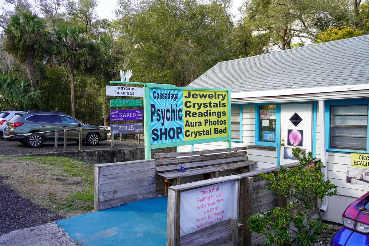 Cassadaga Psychic Shop in Cassadaga Spiritualist Camp.