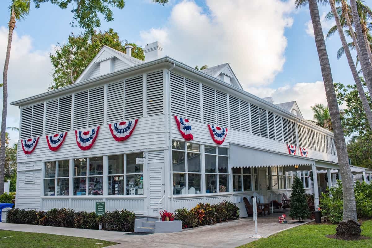 Exterior of the Harry S. Truman Little White House, which has been used by American presidents for official state business.