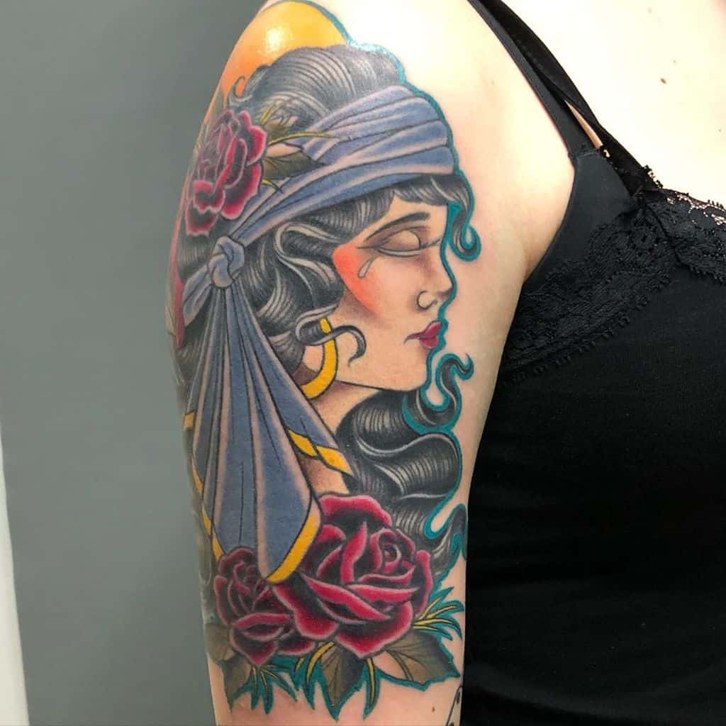 arm gypsy rose tattoos joan_rie_tattoo