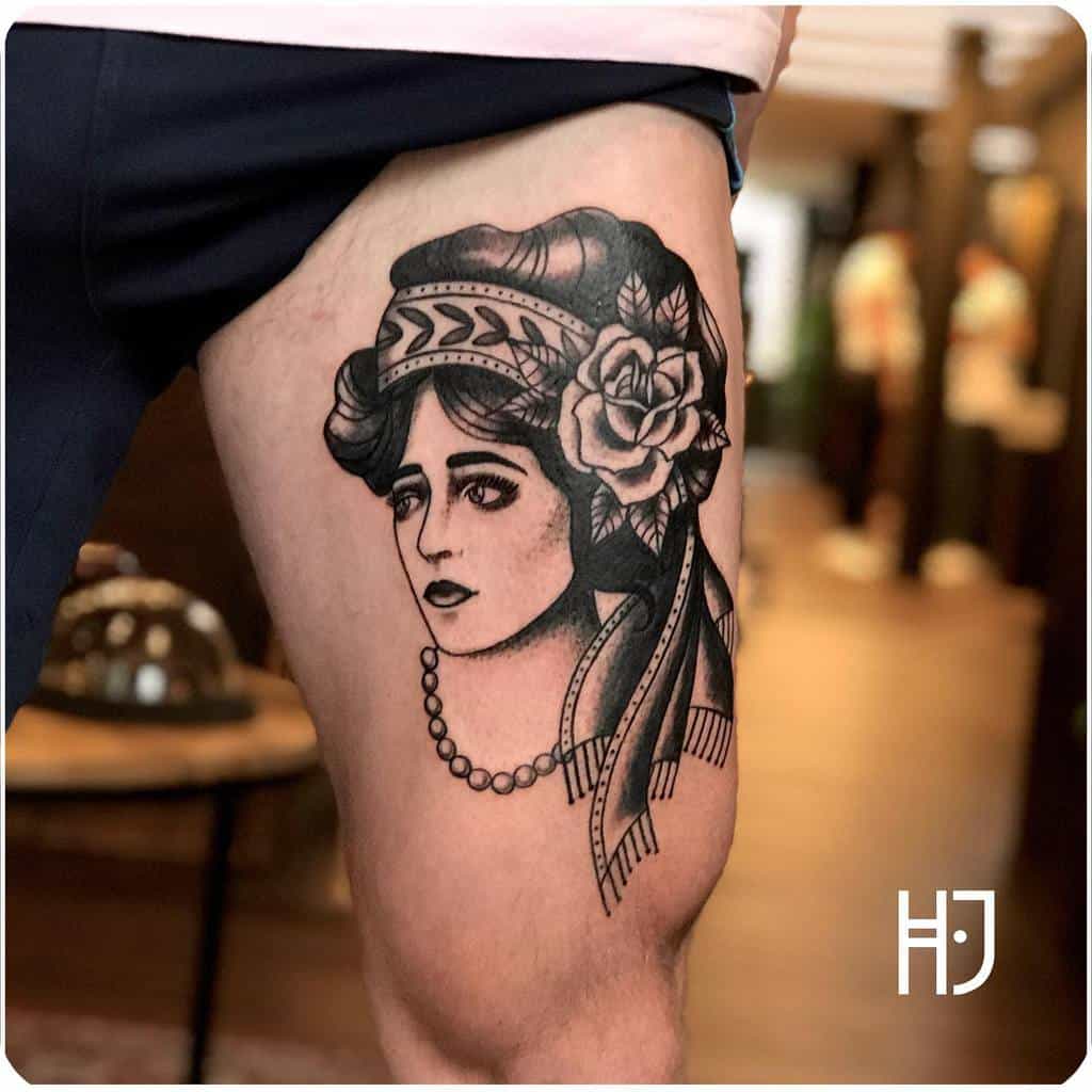 blackwork gypsy rose tattoos heidi_jansen_tattoos