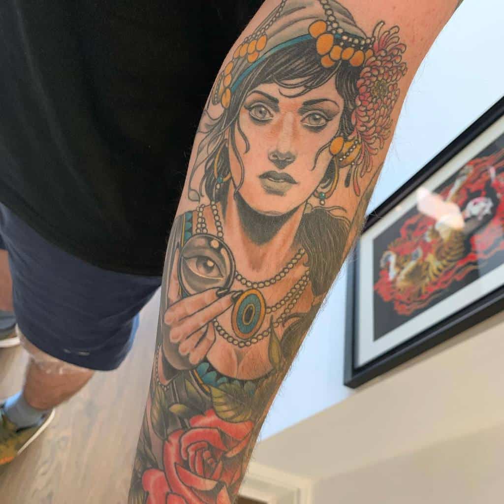 forearm gypsy rose tattoos andrewmirfin