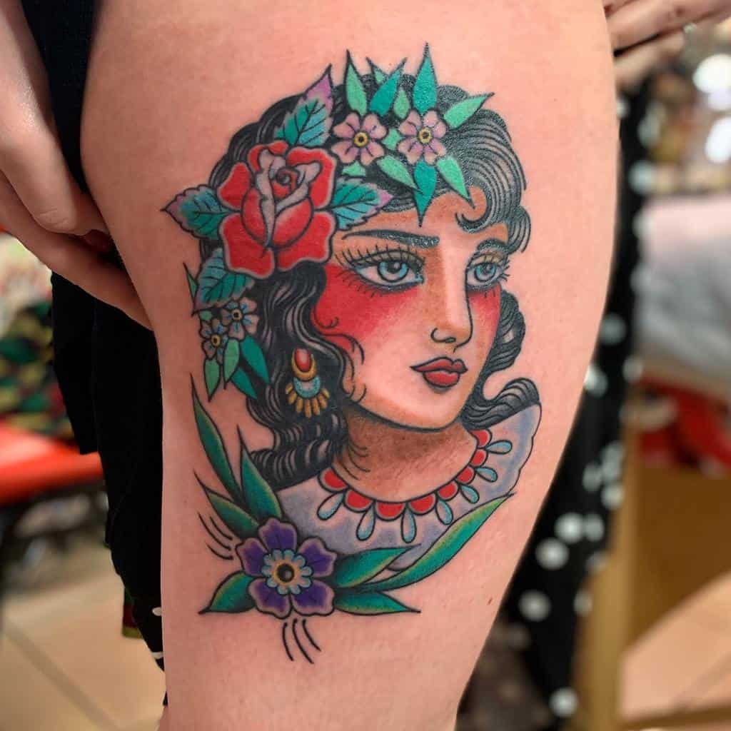 traditional gypsy rose tattoos joshltd