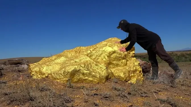 Nearly! 70 Kilograms of Gold Nugget; Huge Actually