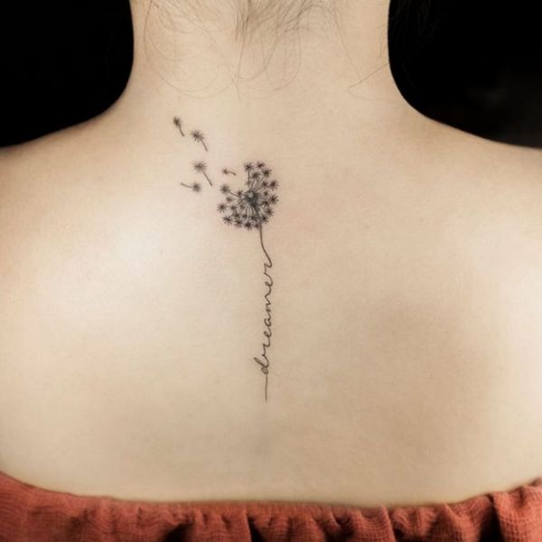 Small tattoo designs cute and pretty mini back tattoos