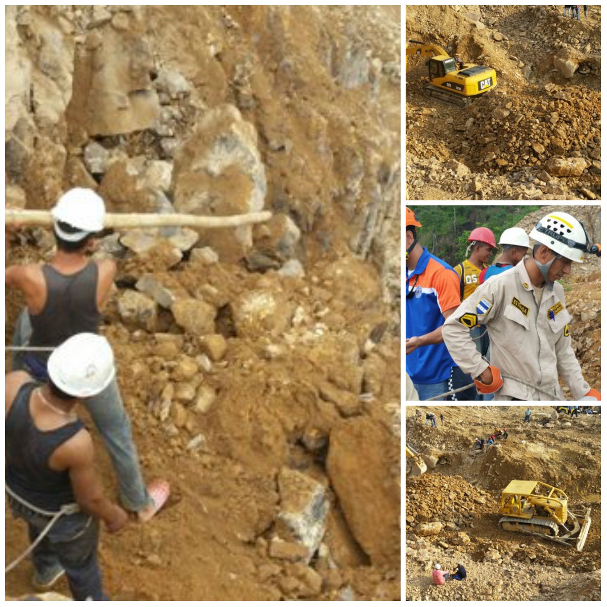 Hallan cadáveres de dos mineros soterrados en la Cuculmeca