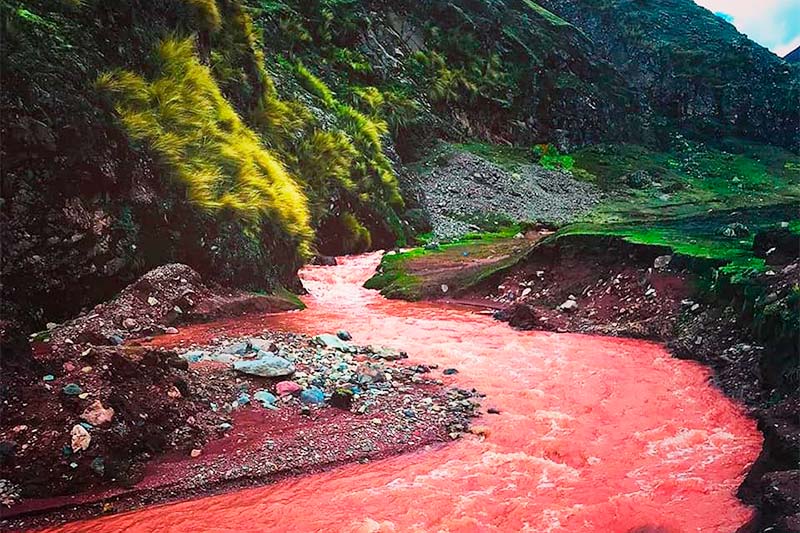 The red river in Cusco