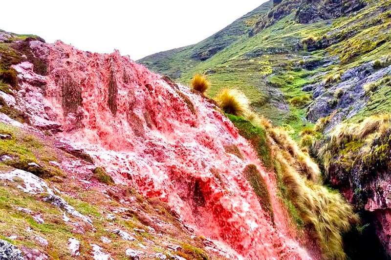 The red river in Cusco