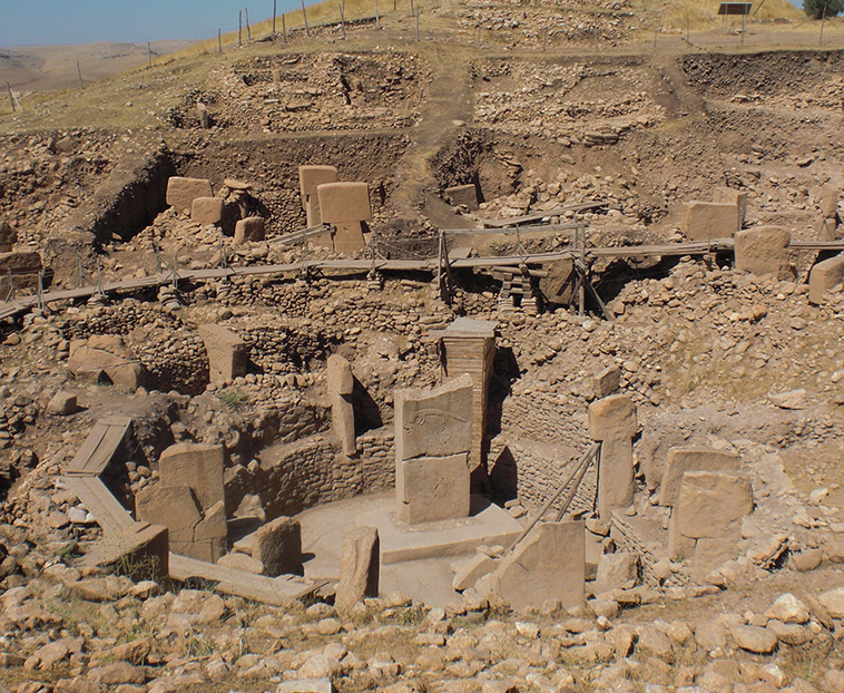 Göbekli tepe excavation site