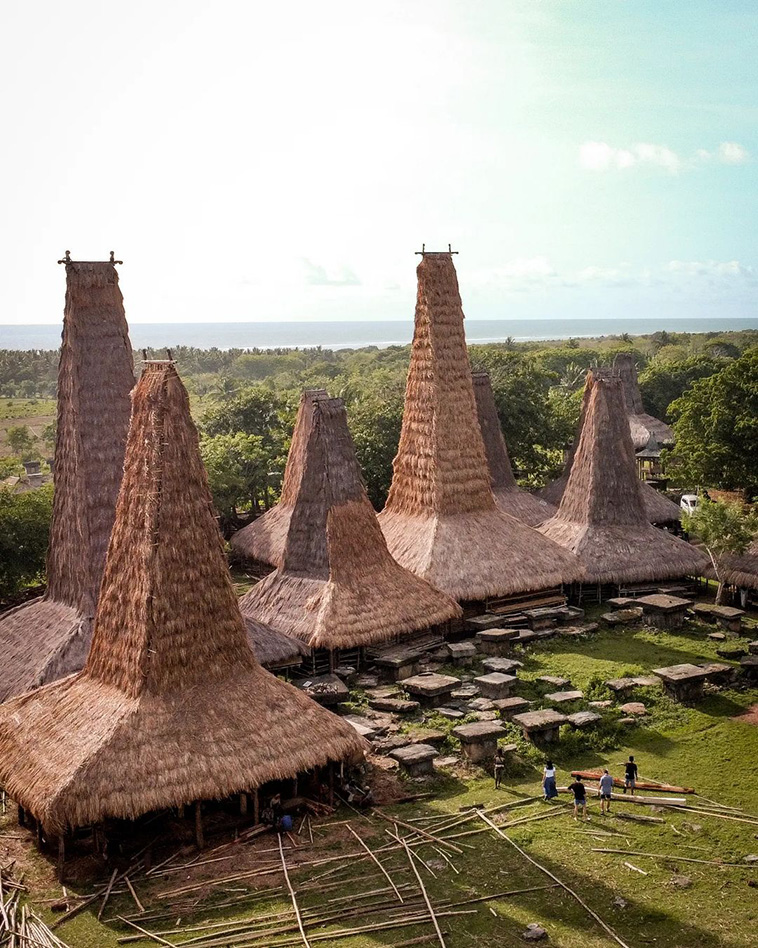 Retenggaro Skyline, Sumba Island, Indonesian Vernacular Architecture