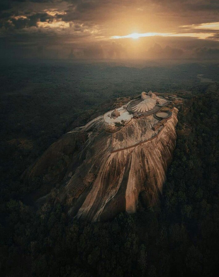 jatayu during sunset