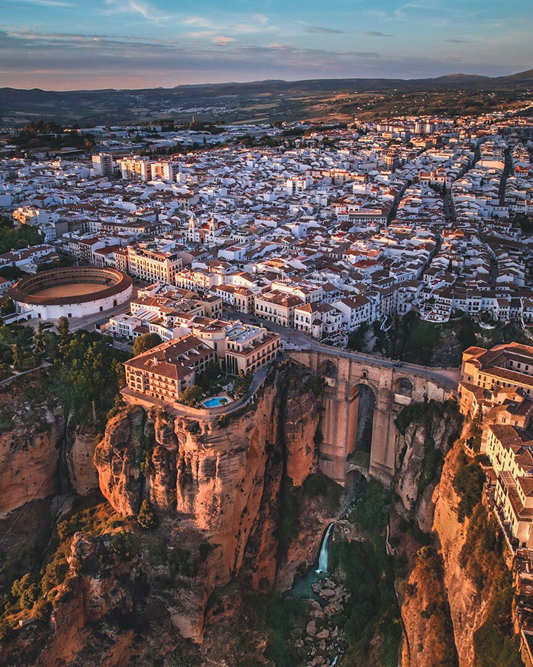 cliff-side towns