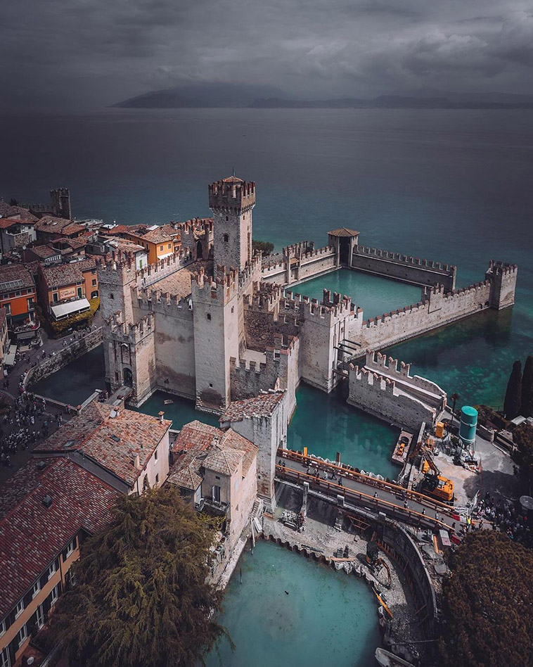 Scaligero Castle from above