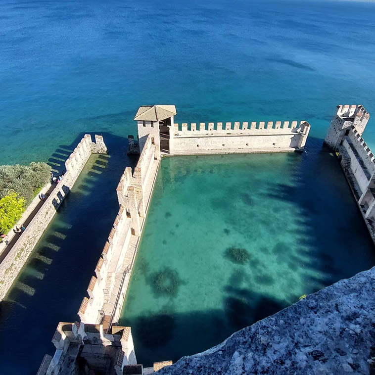 the castle and the lake