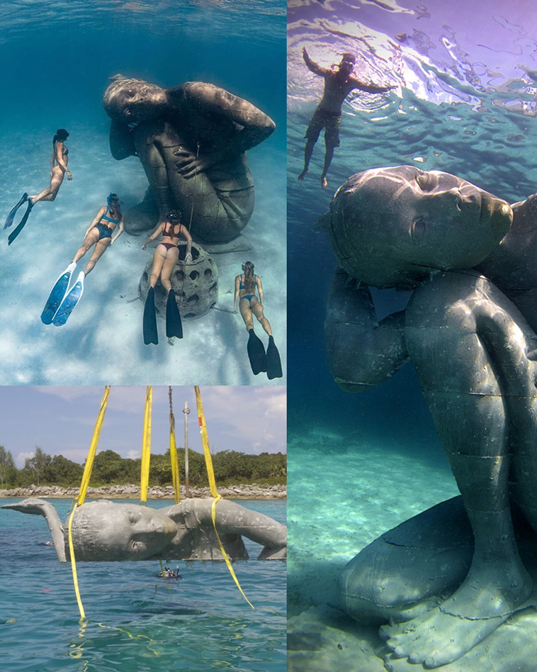 underwater sculptures