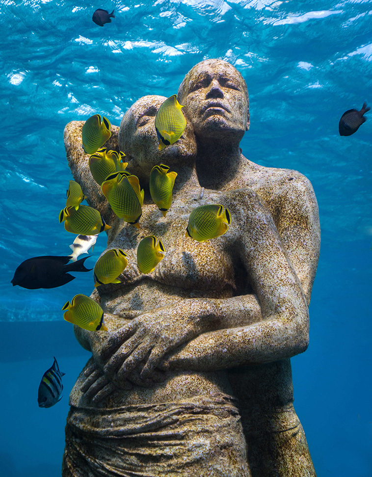 underwater sculptures