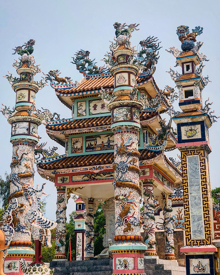 An Bang Cemetery, Hue, Vietnam