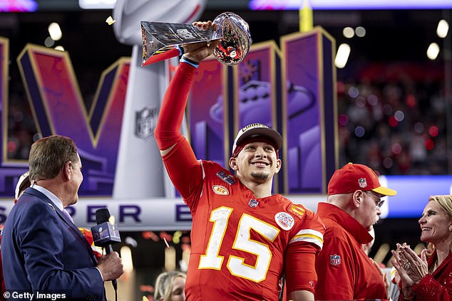 Mahomes is set to have a third child ahead of the Kansas City Chiefs' 'three-peat' bid