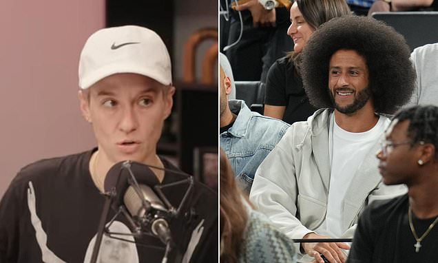 Megan Rapinoe slammed for being 'Anti-American' after saying Colin Kaepernick should carry USA flag at 2028 Olympics in LA | Daily Mail Online