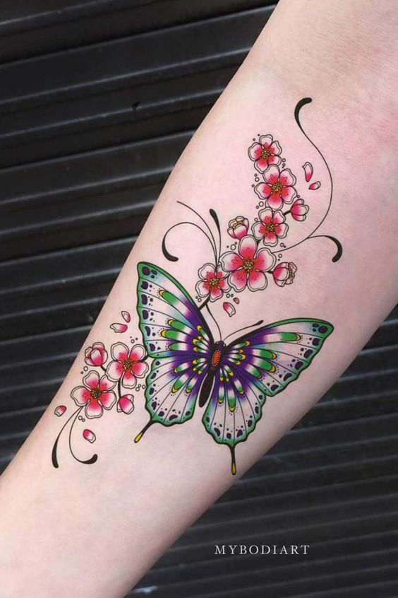 Top 55 most beautiful "Butterfly Tattoo" ideas in the world - exploretheworls.com