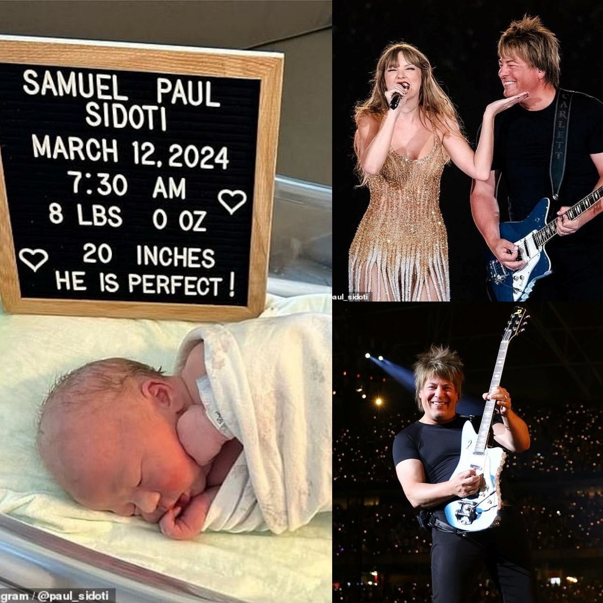 Talent walks hand in hand with kindness… Taylor Swift plans the Eras tour around her lead guitarist’s expectant baby, ensuring he has time to spend with his new love. 