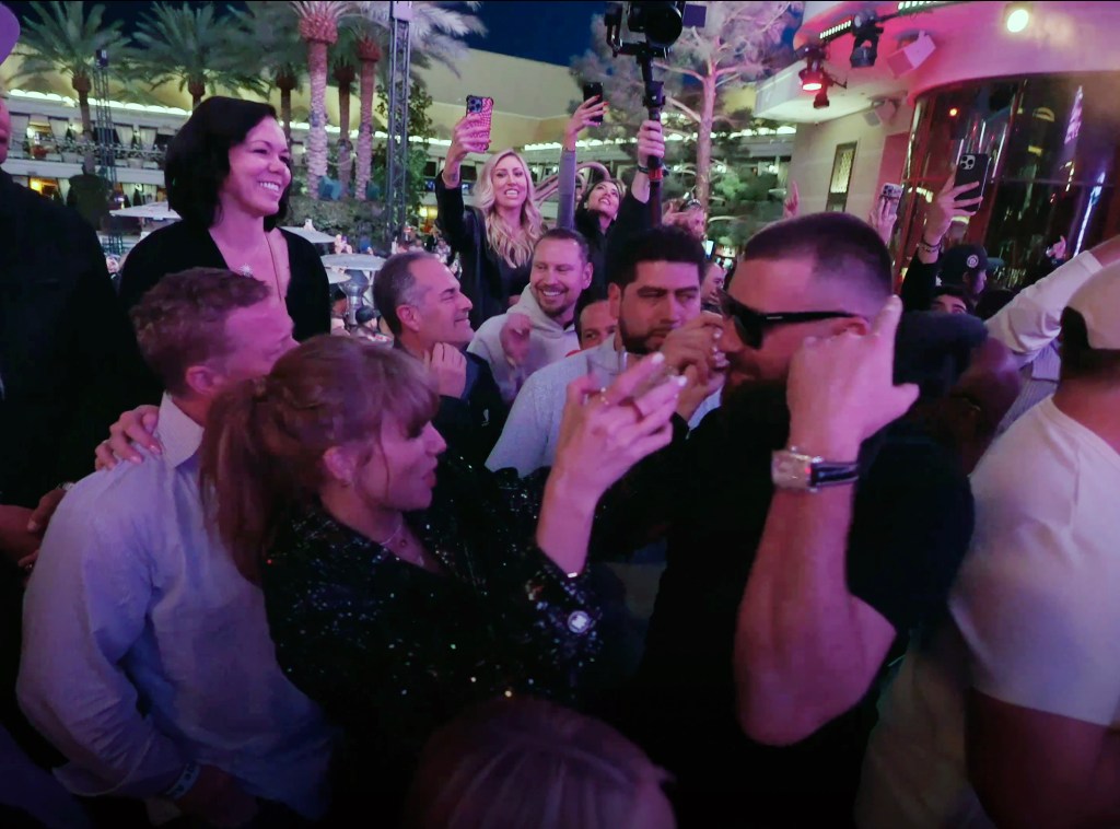 travis kelce and taylor swift at chiefs super bowl 2024 afterparty