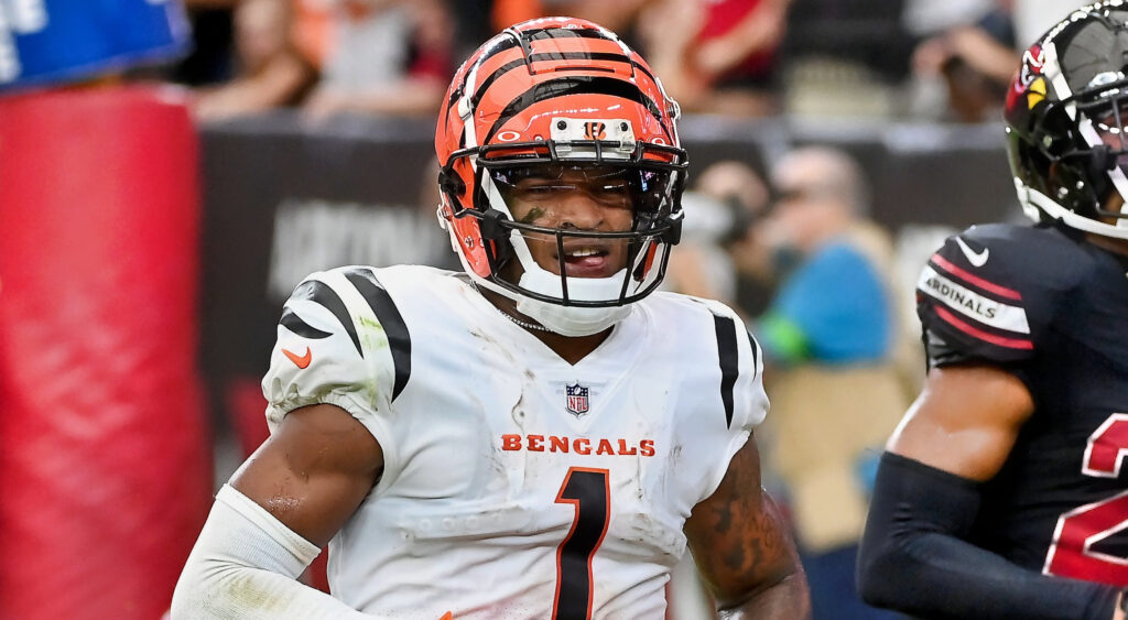 Ja'Marr Chase in Bengals gear