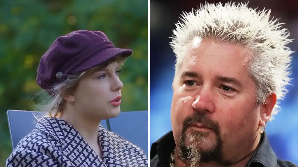 Guy Fieri Taylor Swift Kicks