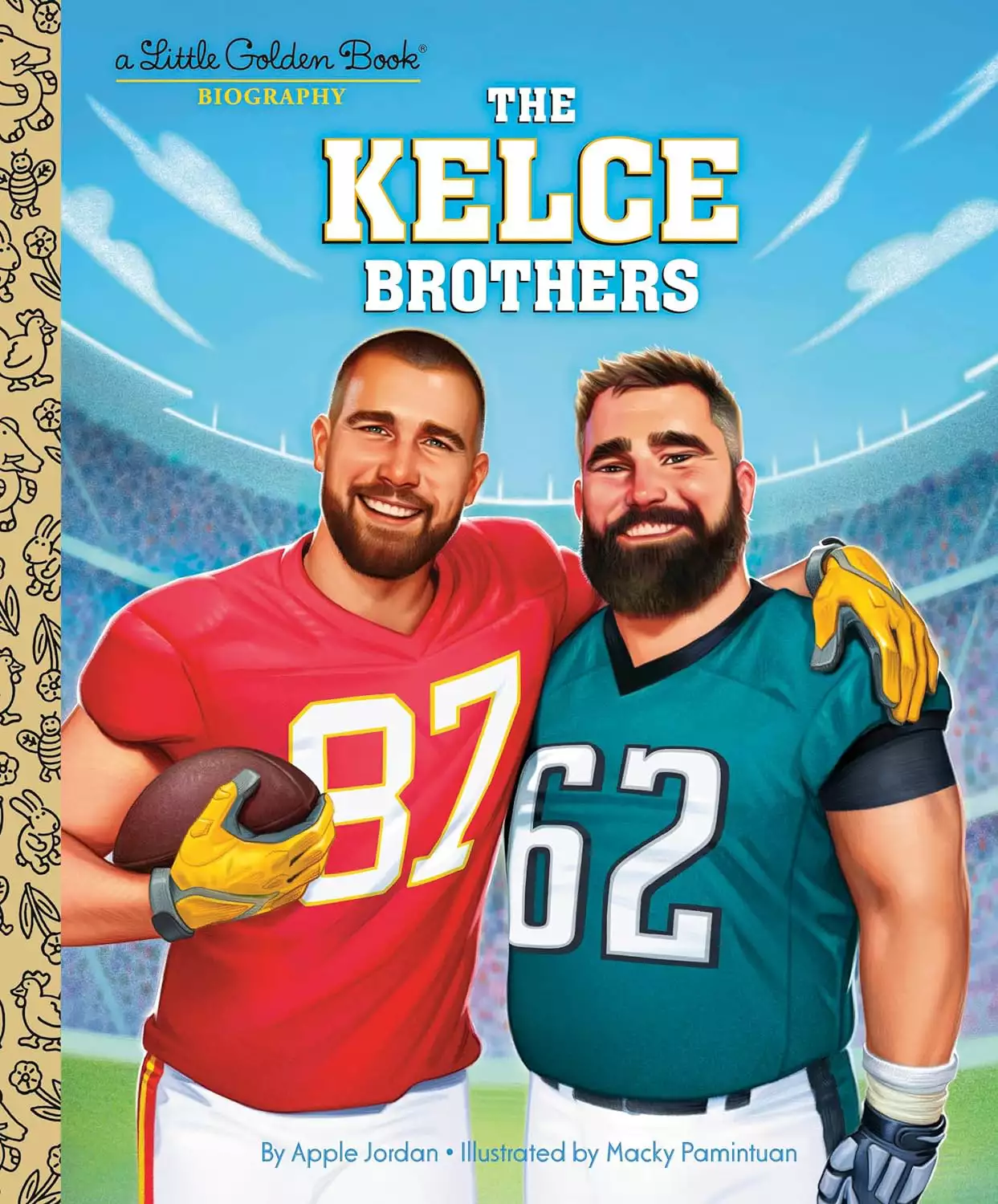 The Kelce Brothers A Little Golden Book Biography Cover