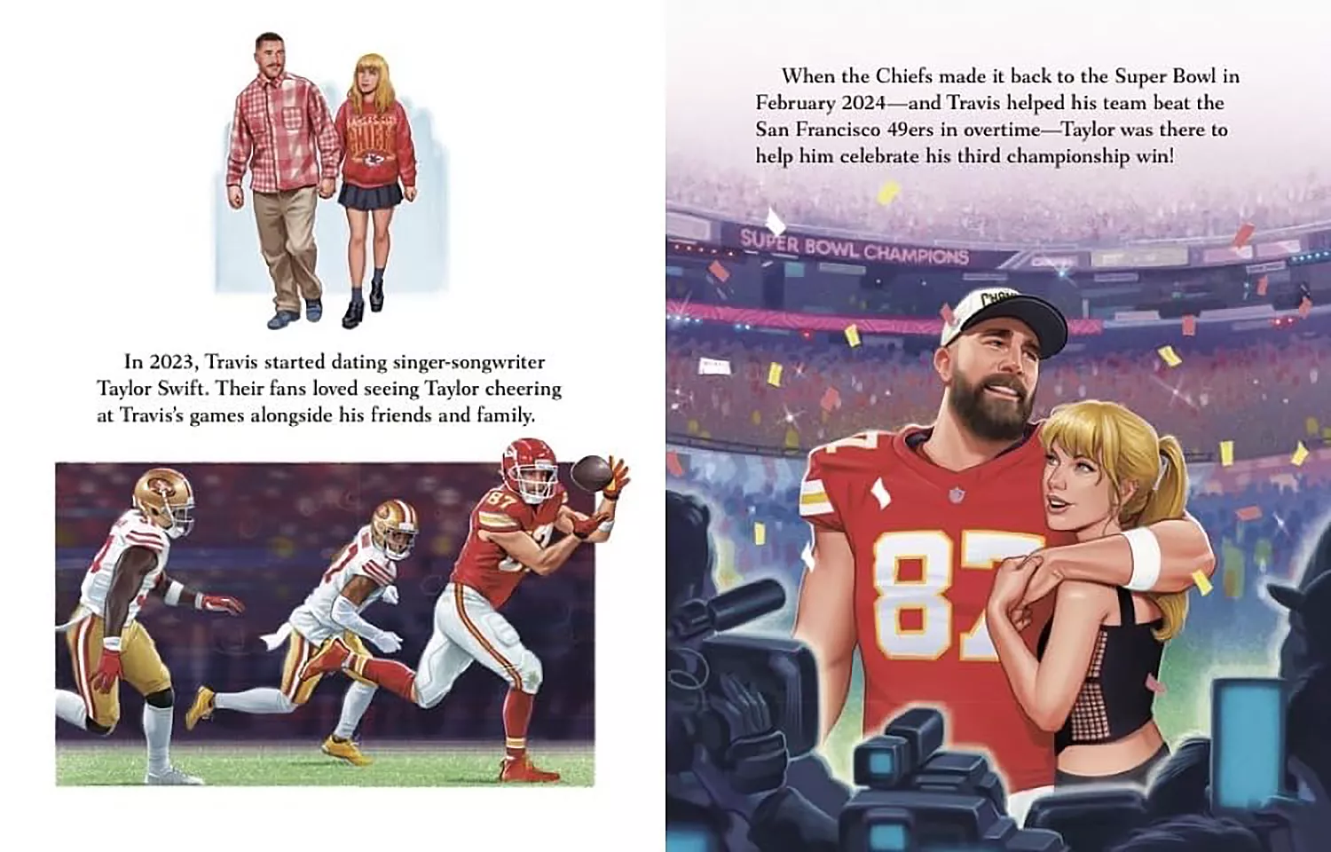 The Kelce Brothers A Little Golden Book Biography Inside