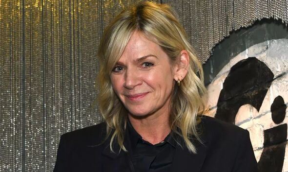 Zoe Ball in black