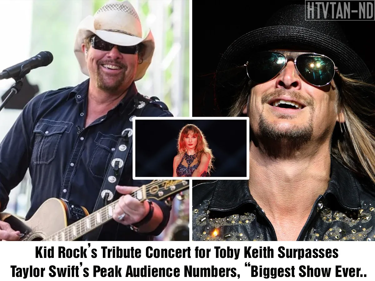 Kid Rock’s Tribute to Toby Keith Smashes Taylor Swift’s Attendance Record