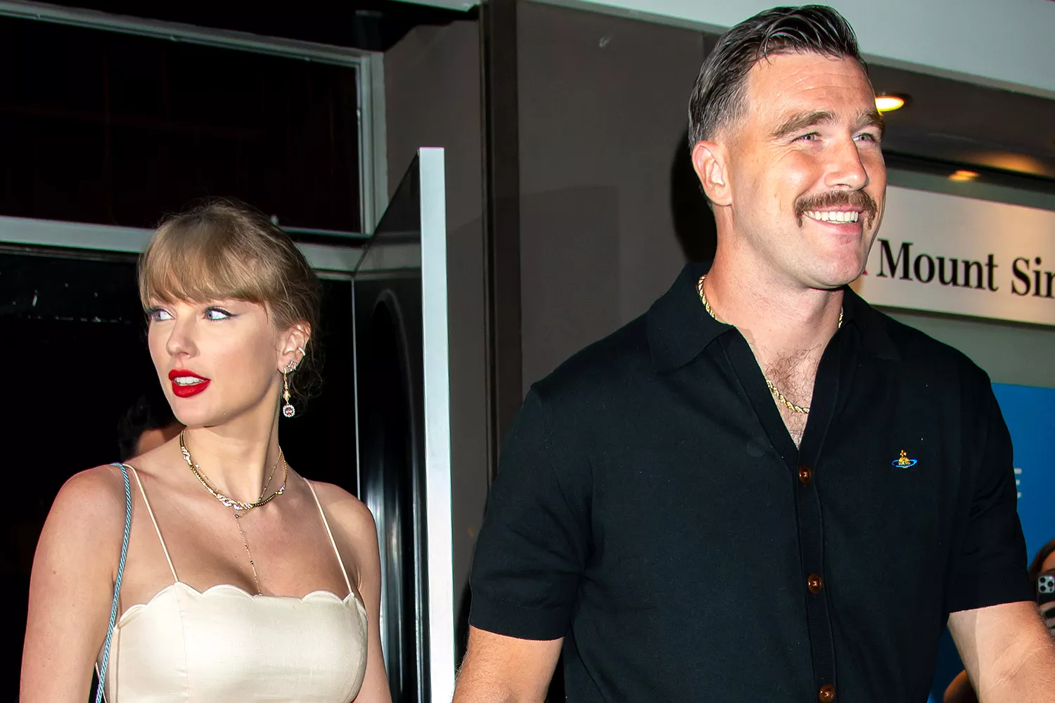 Taylor Swift and Travis Kelce in New York City on September 7, 2024.