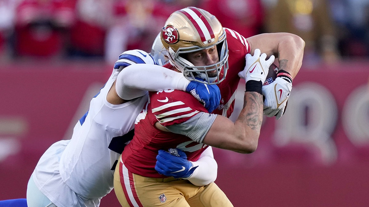 49ers' George Kittle makes incredible catch to help set up go-ahead  touchdown | Fox News